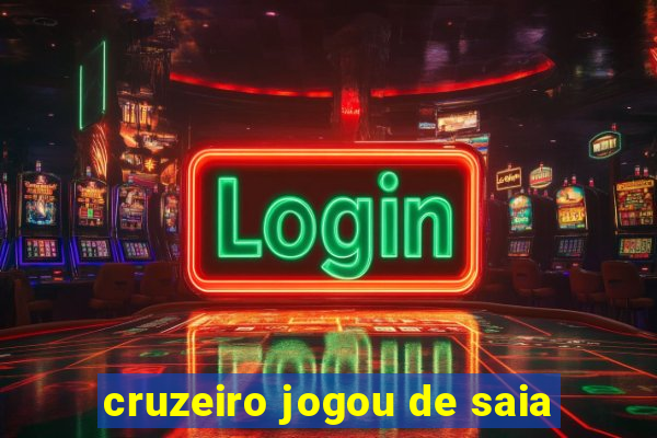 cruzeiro jogou de saia